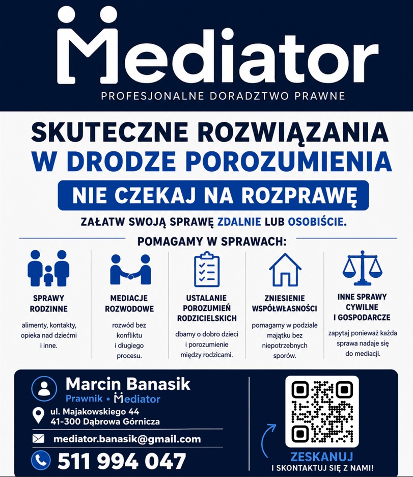 mediacje DĄBROWA GÓRNICZA
